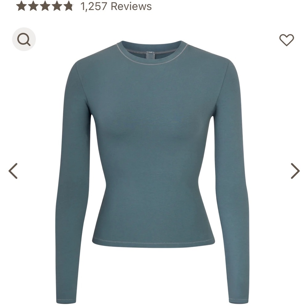 SKIMS cotton jersey long sleeve